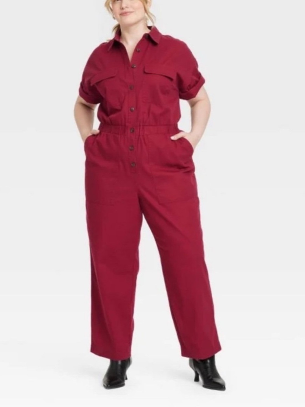 Universal Thread Women’s Short sleeve Boilersuit 14